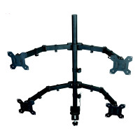 Nouveau bureau d'ordinateur Vesa support de moniteur quatre bras de montage de moniteur pour moniteurs Led Lcd 13-27"