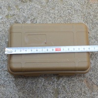 Boîte de rangement EDC étanche - Étui de survie scellé antichoc pour le camping et la randonnée