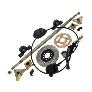 Assale Posteriore Completo per Go-Kart da 1000mm 850mm con Kit Freno a Disco Idraulico a Leva a Pedale per Karting, ATV, <span class=keywords><strong>Quad</strong></span> e Moto da Cross - Product Image 1