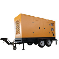 Groupe électrogène portable pour chantiers de construction 380V 30kW 50kW 60kW 80kW 100kW Vente directe usine Remorque haute vitesse