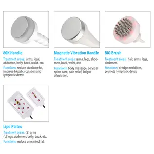 전문 10 in 1 스파 80k 지방 손실 바디 슬리밍 진공 rf 피부 강화 체중 감량 기계