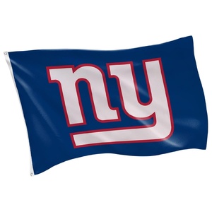 Drapeau personnalisé des New York Giants, grand format 3'x5', bannière intérieure/extérieure, simple face, résistant à l'<span class=keywords><strong>eau</strong></span> et à la décoloration, prix bas, vente en gros - Product Image 1