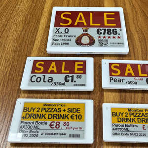 Nuevo Producto: Etiquetas Electrónicas de Precio con Pantalla de Tinta Electrónica E-Ink, Bluetooth 2.4GHz, API ESP32, ESL - Product Image 2