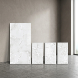 White Terrazzo Porcelain Floor Wall Tiles Vistaar 600x1200mm Glossy Polished Project Collection - Product Image 6