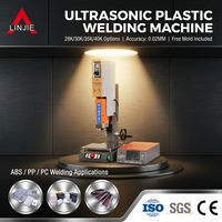 Machine de soudage plastique manuelle à ultrasons de précision 75/100MM pour interphone, bracelet intelligent et signalisation marine