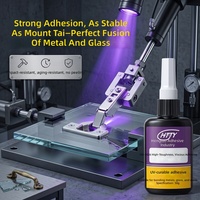 Colle UV liquide 3026 pour collage verre et métal, adhésif sans ombre