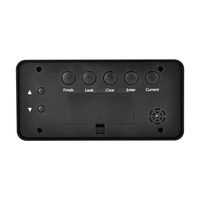 Minuteur universel LCD Runleader RL-HM200 avec compte à rebours de 365 jours (ABS blanc/noir) pour mariage, anniversaire, retraite - Multifonctionnel