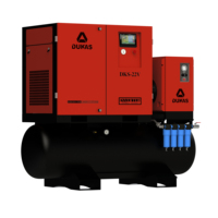 Compresseur d'air rotatif monophasé 220V à vis, avec conception refroidie par air, moteur à vis, économe en énergie, compact pour les petites entreprises
