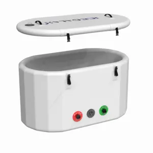 ICEGALAX Customized Portable Ice Bath Inflatable Ice Bath Tub Cold Plunge Ice Bath With Chiller For Sale