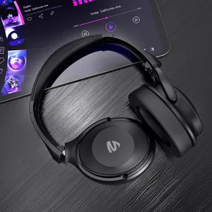 Customize Logo Earphone Headphone Manufacture Wireless Gaming Over Ear Headphones Head-mounted Foldable BT Headset