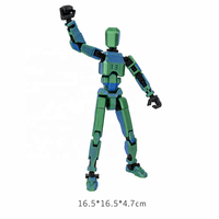 Figurine articulée Dummy 13 imprimée en 3D, mannequin entièrement articulé, jouet anti-stress, modèle de présentation de bureau, PLA, cadeau créatif