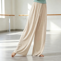 Nouveaux pantalons de danse moderne, pantalons à jambes larges pour la pratique et la performance de la danse classique