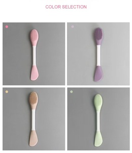 Spazzola Detergente Viso in Silicone a Doppia Testa con Testina in Gomma Morbida TPR, Personalizzabile con Logo Privato, OEM, <span class=keywords><strong>per</strong></span> Maschere di Fango, Nuova - Product Image 6