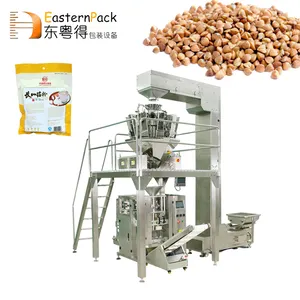 Packaging Weighing Sugar And Vacuum Chips Small Automatic Potato banana Snacks For Peanut Bag Nuts Food Puff Packing Machine