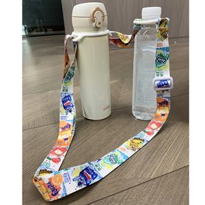 Lanière réutilisable avec <span class=keywords><strong>porte</strong></span>-bouteille <span class=keywords><strong>Porte</strong></span>-bouteille d'eau à sangles extérieures portables mignonnes - Product Image 5