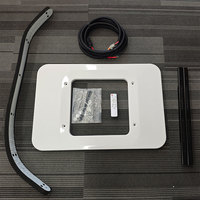Climatiseur de stationnement à courant continu 12V 24V à double ventilateur pour toit de camion, bateau, tracteur, excavatrice, fourgonnette, camion, bus, caravane