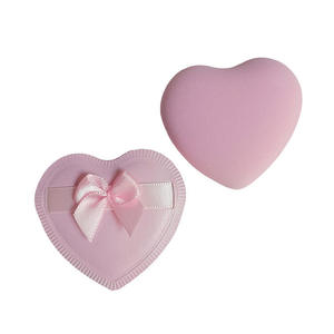 Esponja de Maquillaje con Forma de Corazón, Ecológica, para Aplicar Base y Crema BB en Seco o Húmedo, Tipo Algodón de Azúcar - Product Image 2