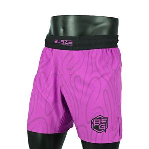 Haute qualité MMA Shorts de sport pour hommes tendance Spandex Gym porter des quantité minimale de commande basses taille moyenne motif décoration tissu extensible en gros - Product Image 1