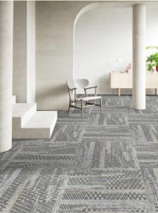Dalton Artistic Modular Carpet Tile 24x24, dalles de moquette de style européen pour bureau, fabricant de dalles de moquette, norme australienne, à coller - Product Image 4