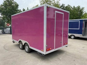 OEM Wholesale Mobile Catering Kitchen Bubble Tea Coffee Shop <strong>Ice</strong> <strong>Cream</strong> Beautiful Square Food <strong>Trailer</strong> with Oven - Product Image 3