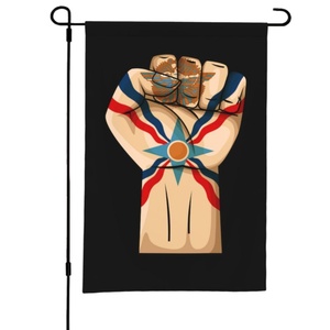 Bandera de Jardín de Doble Cara con Diseño Exquisito de Asiria, 12x18 Pulgadas, Banderas Pequeñas para Exteriores, Decoraciones para Fiestas al Aire Libre - Product Image 4