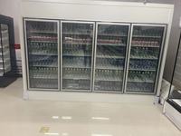 Porte en verre commerciale congélateur refroidisseur de boissons supermarché Pepsi refroidisseur d'air affichage réfrigérateur électrique ménage réfrigérateur Cola