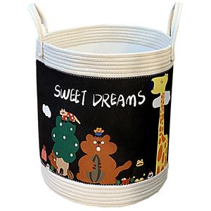Panier de rangement pliable en polyester 100% écologique, <span class=keywords><strong>style</strong></span> nordique, dessin animé, pour vêtements d'enfants, jouets, linge sale - Product Image 5