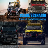 Nouvelles lumières LED RVB dynamiques clignotantes personnalisées « Devil Eyes » pour voiture, SUV, VTT, UTV, étanches IP68, ajustement universel