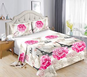 现代家用床单套装喀麦隆非洲床尺寸床单套装Drap De Cotton - Product Image 4