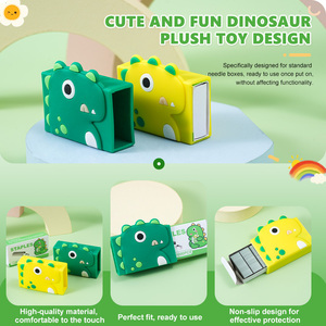 Paquete Económico de 1000 Grapas con Diseño de Dinosaurios Novedosos - # Recambio de Grapas Estándar para Engrapadora, Paquete de 10 - Product Image 3