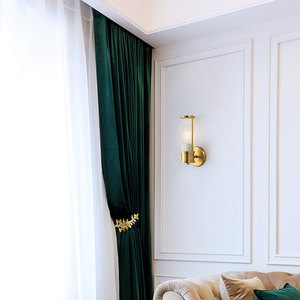 Cao Cấp Cổ Điển Phong Cách Tay Chết Cổ Brass Kết Thúc Duy Nhất Chủ Glass Tường Đèn Treo Tường Ánh Sáng Hành Lang Cạnh Giường Ngủ Tường Đèn - Product Image 3