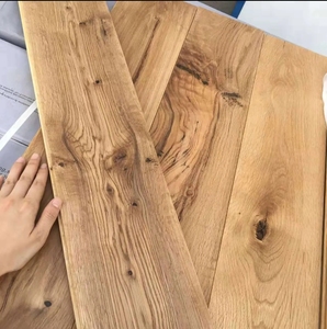 Suelo de Parqué de Madera de Roble Natural, Resistente al Agua, Instalación con Sistema de Clic, Garantía de por Vida para Sala de Estar - Product Image 1