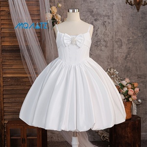 Abito da Principessa per Bambine 8-12 Anni, <span class=keywords><strong>Vestito</strong></span> Bianco da Cerimonia per Bambine, Abito Floreale Formale per Bambine, Vestiti per Bambine - Product Image 2