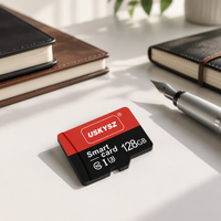 Kartu Memori TF U3 V30 128GB untuk Kamera Drone 4K, Kartu Micro SD, Video Bitrate Tinggi yang Lancar, Kartu Penyimpanan Rekaman Udara