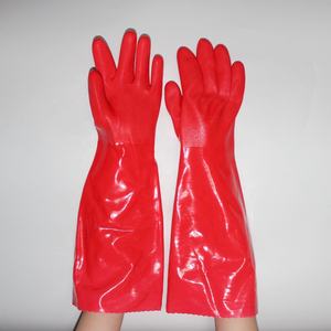 Suncend-Guantes DE SEGURIDAD largos de PVC con forro polar - Product Image 1