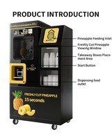 Distributeur automatique de jus d'ananas frais pour centre commercial, prix d'usine, entièrement automatique, station de recharge saine en vitamine C