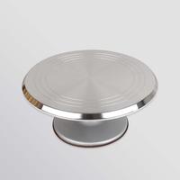 Plateau tournant en alliage d'aluminium pour gâteau personnalisé, plateau de 12 pouces, ustensiles de cuisson et de décoration, ustensile à pâtisserie