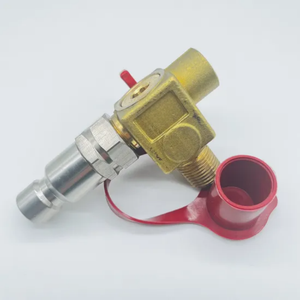 天然气天然气快速充气阀用黄铜手动加注喷嘴，用于液化天然气天然气切断原始设备制造商，可定制天然气车辆气瓶 - Product Image 1