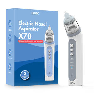 X70 aspiratore nasale elettrico per bambini a bassa pressione in <span class=keywords><strong>Silicone</strong></span> alimentare per aspirazione nasale per neonati forniture per bambini - Product Image 1