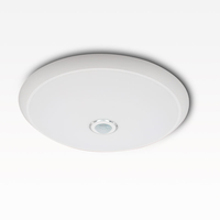 Lampu Panel LED 18W 300mm dengan Sensor Gerak Manusia Microwave Radar & PIR, Lampu Plafon Tempel Permukaan Bulat untuk Penerangan Kantor & Hotel