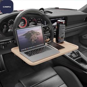 Table de Voiture Pliable Multifonctionnelle Carfu pour Intérieur de Voiture, Plateau de Volant, Accessoire Portable - Product Image 3