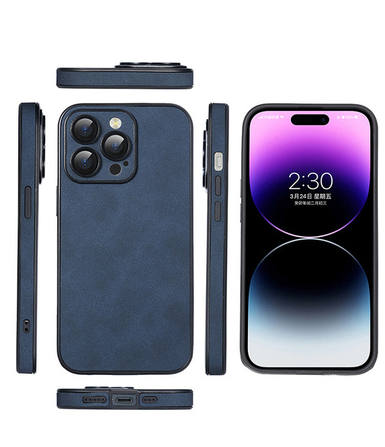 Sheepskin Case for Samsung Galaxy A16 A06 A55 A54 A32 4g A26 A15 5G A05 A34 PU Luxury Leather Back Cover Shell Shockproof Bumper