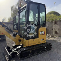 Excavatrice hydraulique compacte d'occasion CAT 302CR de 2,3 tonnes pour drainage résidentiel – Options de devis et comparaison avec CAT301.8, CAT302.7CR, CAT303CR