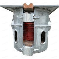 150kg fonte de la fonte recyclage métal cuivre aluminium four à induction électrique pour la coulée
