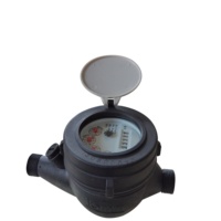 Compteur d'eau en nylon plastique OEM, direct usine, DN15-25, type sec, à roue à aubes multi-jets, ISO4064 Classe B/C, froid, IP68