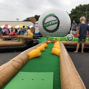 Campo da Minigolf Gonfiabile a 9 Buche di Grande Successo per Esterno Gioco di Allenamento per Bambini e Adulti Attrazioni per Parchi Divertimento Commerciali - Product Image 6