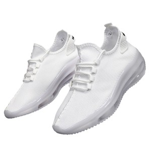 Легкие дышащие мужские слипоны для бега с амортизирующей подошвой из ПВХ, однотонные, на все сезоны (лето, осень, зима) - Product Image 4