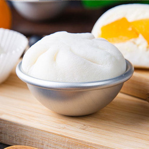 Aluminum Alloy Spherical Cake Mold Round Mochi Skin Mold For Snow Mochi Pudding Tart Baking Dishes Ramekins - Product Image 1