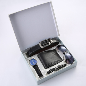 5 pezzi <span class=keywords><strong>regalo</strong></span> aziendale aziendale in pelle logo personalizzato set <span class=keywords><strong>regalo</strong></span> promozionale marito compleanno <span class=keywords><strong>fidanzato</strong></span> papà - Product Image 1