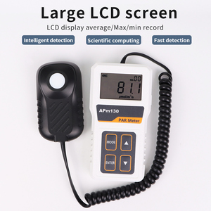 เครื่องวัดแสง APM130 PAR แบบดิจิตอล เซ็นเซอร์วัดรังสีควอนตัมสำหรับการสังเคราะห์แสง PPFD กันน้ำ สำหรับวัดแสงพืช บันทึกข้อมูลได้ - Product Image 3